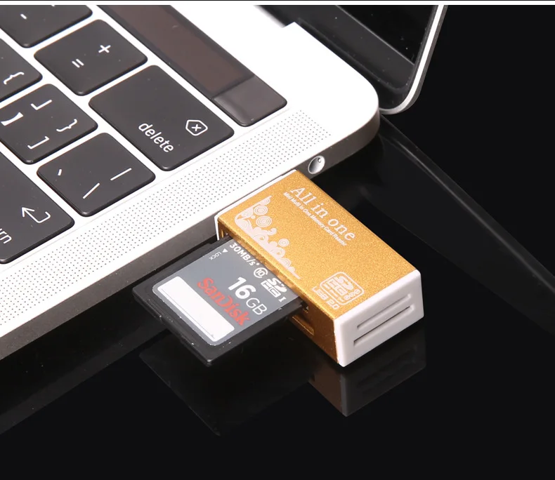  Лидер продаж 4 в 1 Многофункциональный USB 2 0 Устройство чтения карт памяти мини форма высокая скорость кард-ридер для вспышки sрeedlite M2 SD Mini DV TF