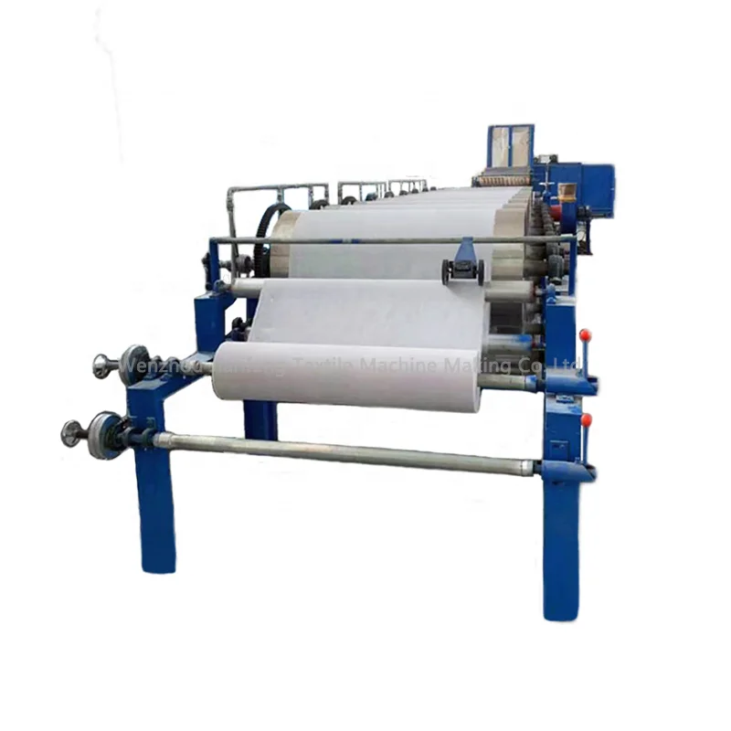 Embroidery backing paper machine