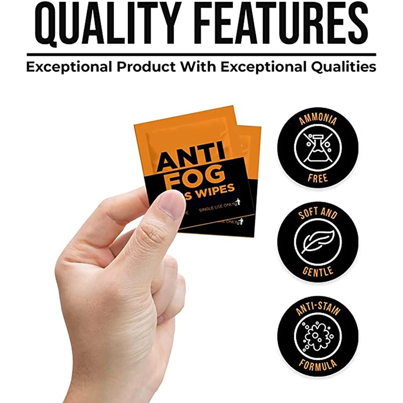 Private Label Pre-Moistened Spectacle Anti Fog Eyeglass Lens Wipes For Glasses
