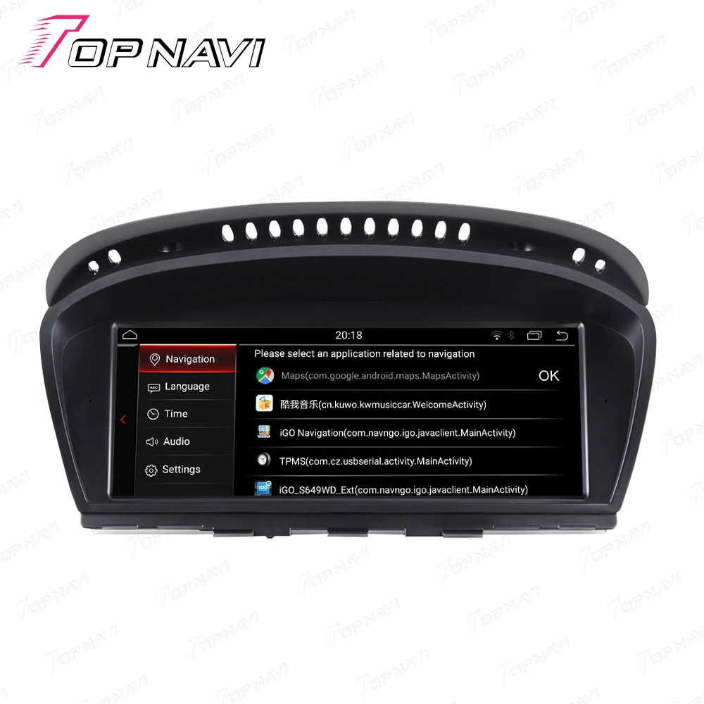 Мультимедийный плеер Автомобильный android Аудио Видео для BMW 5 Serie E60 2005 2006 2007 2008 4 + 64 ГБ GPS беспроводной полный совместимый экран
