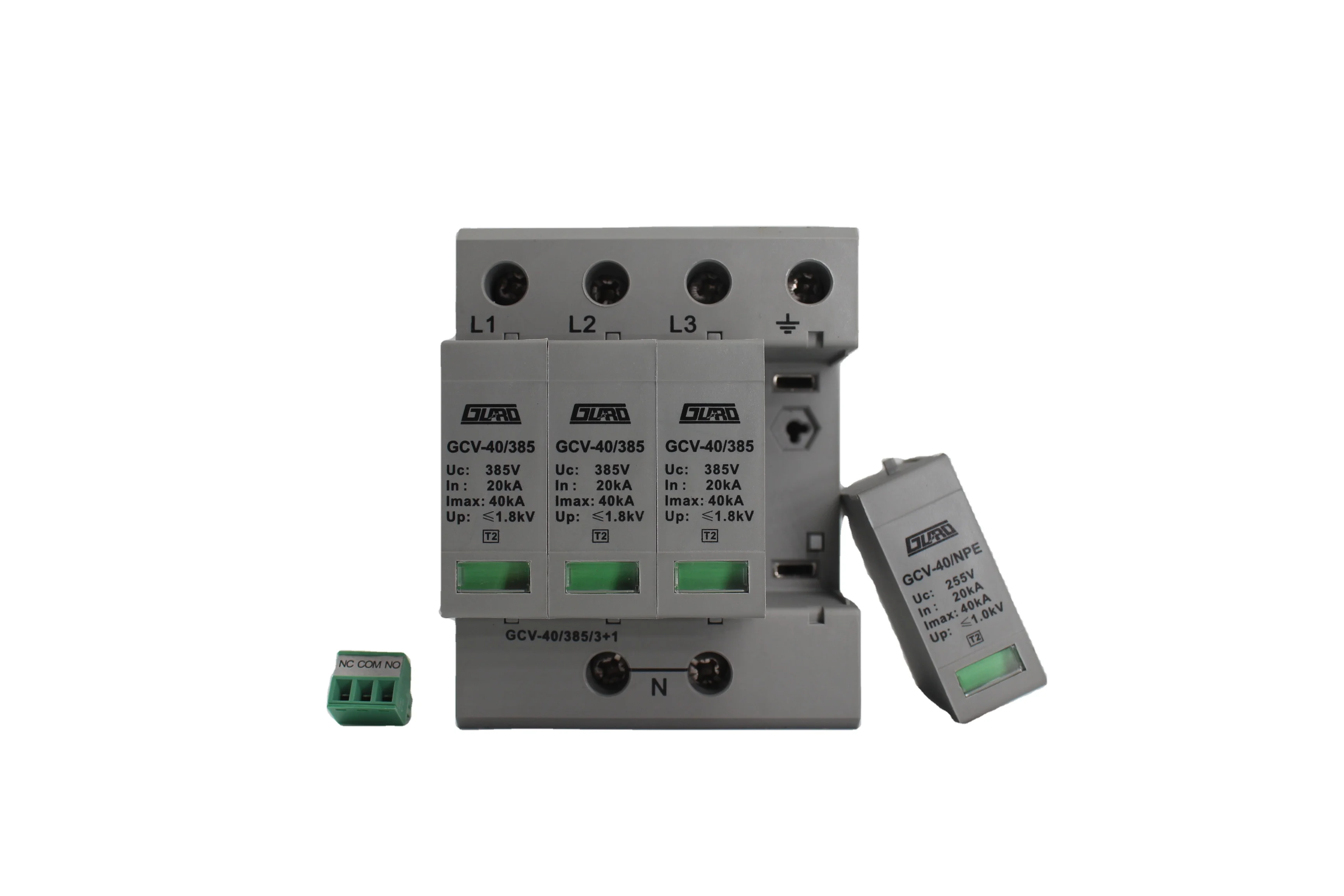 Guard Factory Manufacture Hot Sale 20kA-40kA 385V Low voltage DC SPD SPD arrester Surge Protection Device