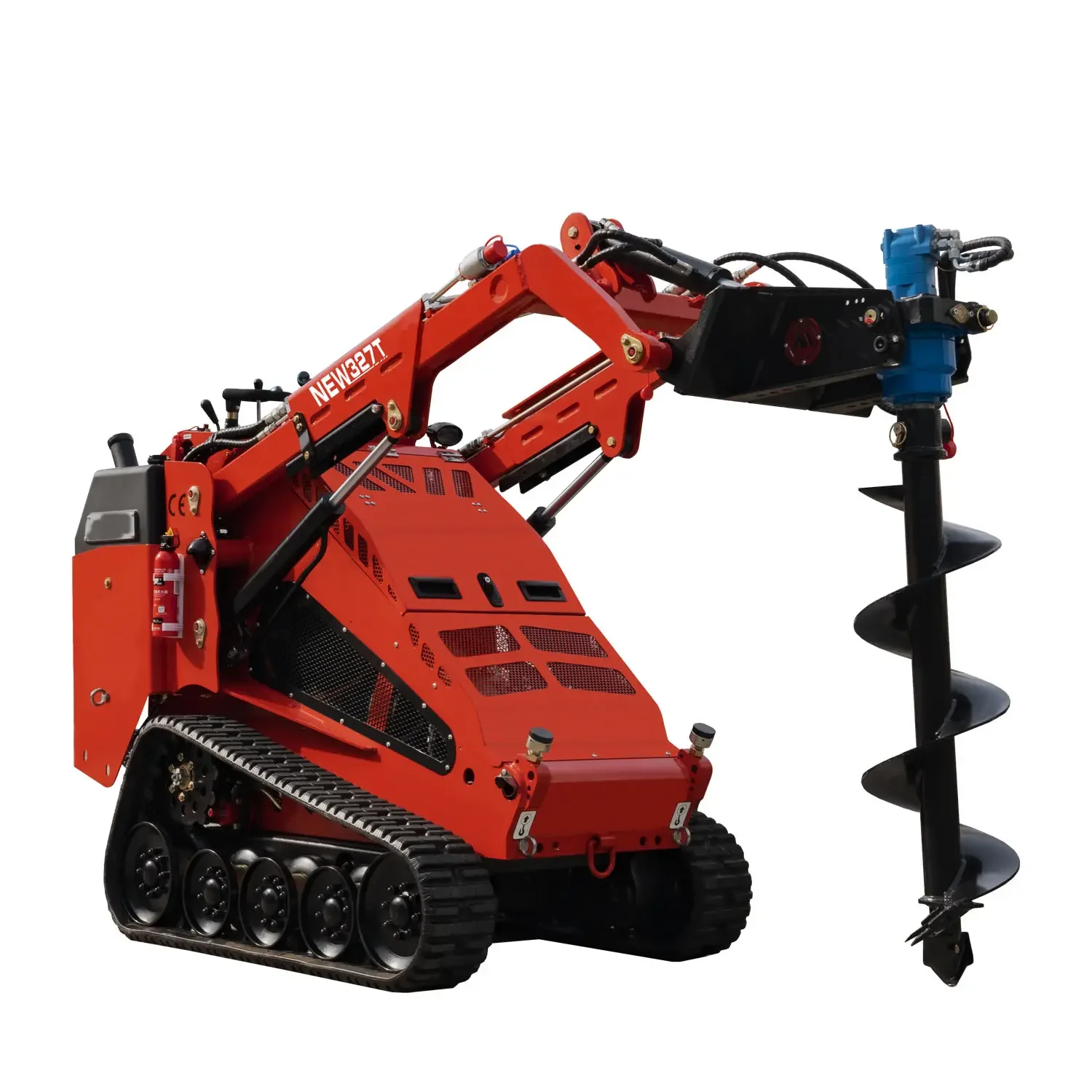 Stock VMENG brand big flow pump diesel tracked mini skid steer loader cheap sale.