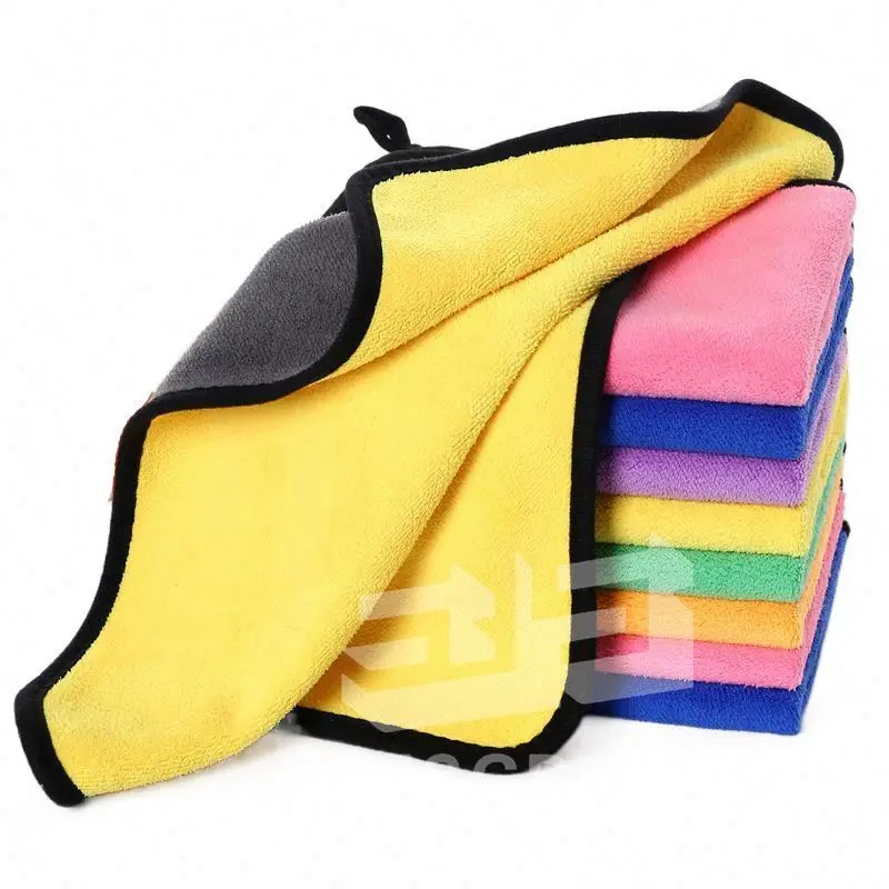 Thickened 400gsm 500gsm 600gsm 800gsm 3m microfiber towel quick dry car microfiber car cleaning car microfiber cloth