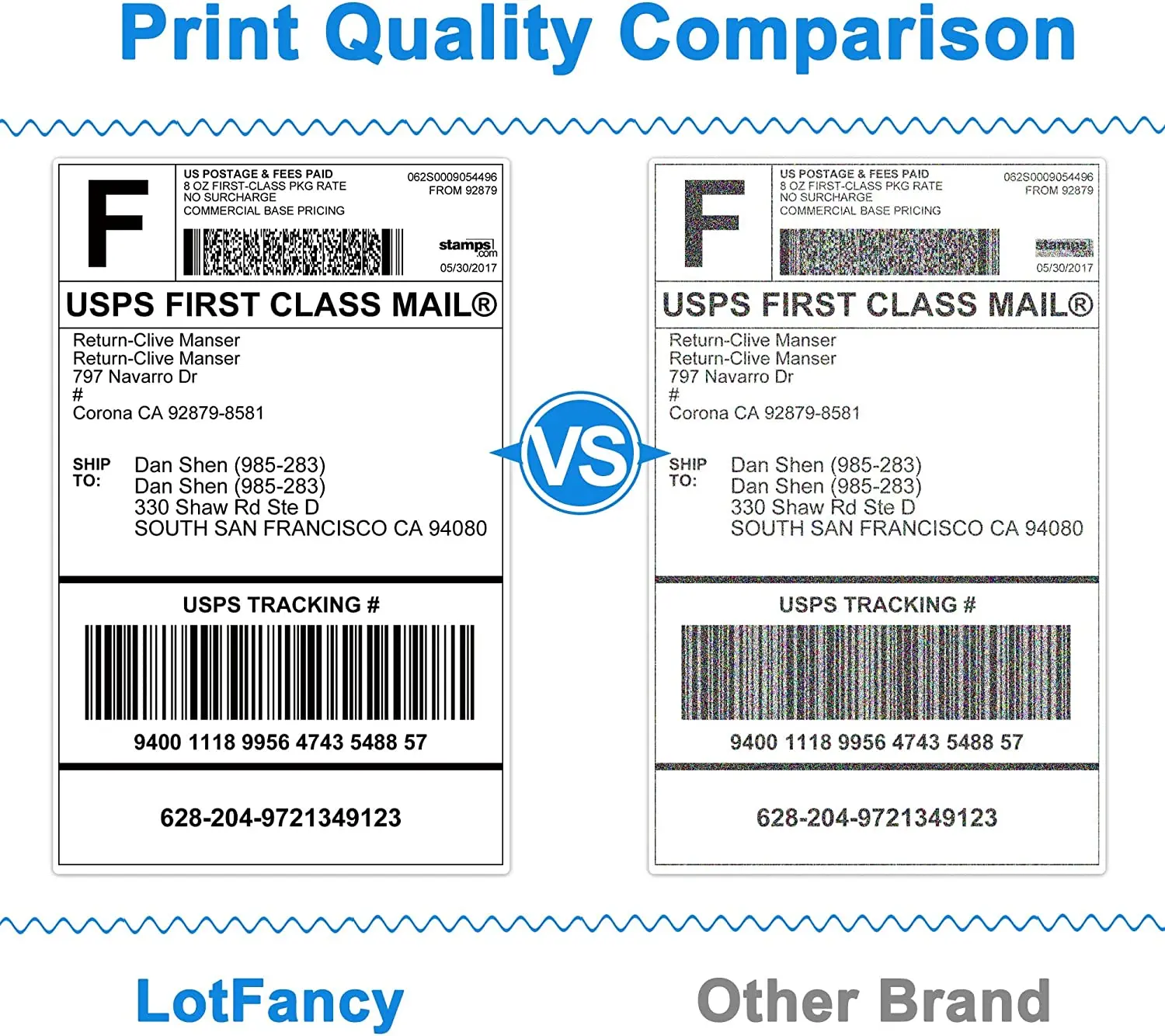 thermal labels 58x40 Thermal Paper Label Rolls Self-Adhesive Paper Label for shipping packaging