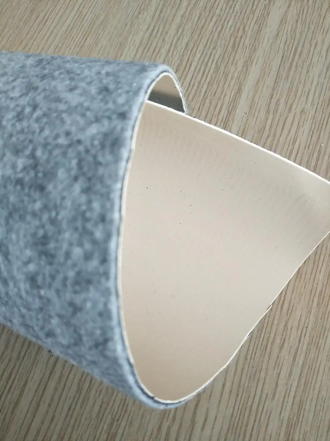 Customized 4m Length Reinforced TPO Waterproofing Membrane Laminated Fabric on Surface