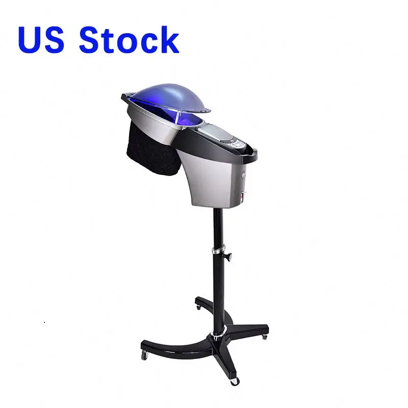Top Supplier Professional Salon Equipment Barber Use Ozone O3 Nano Micro Mist Micromist Hair Salon Steamer Machine With Stand