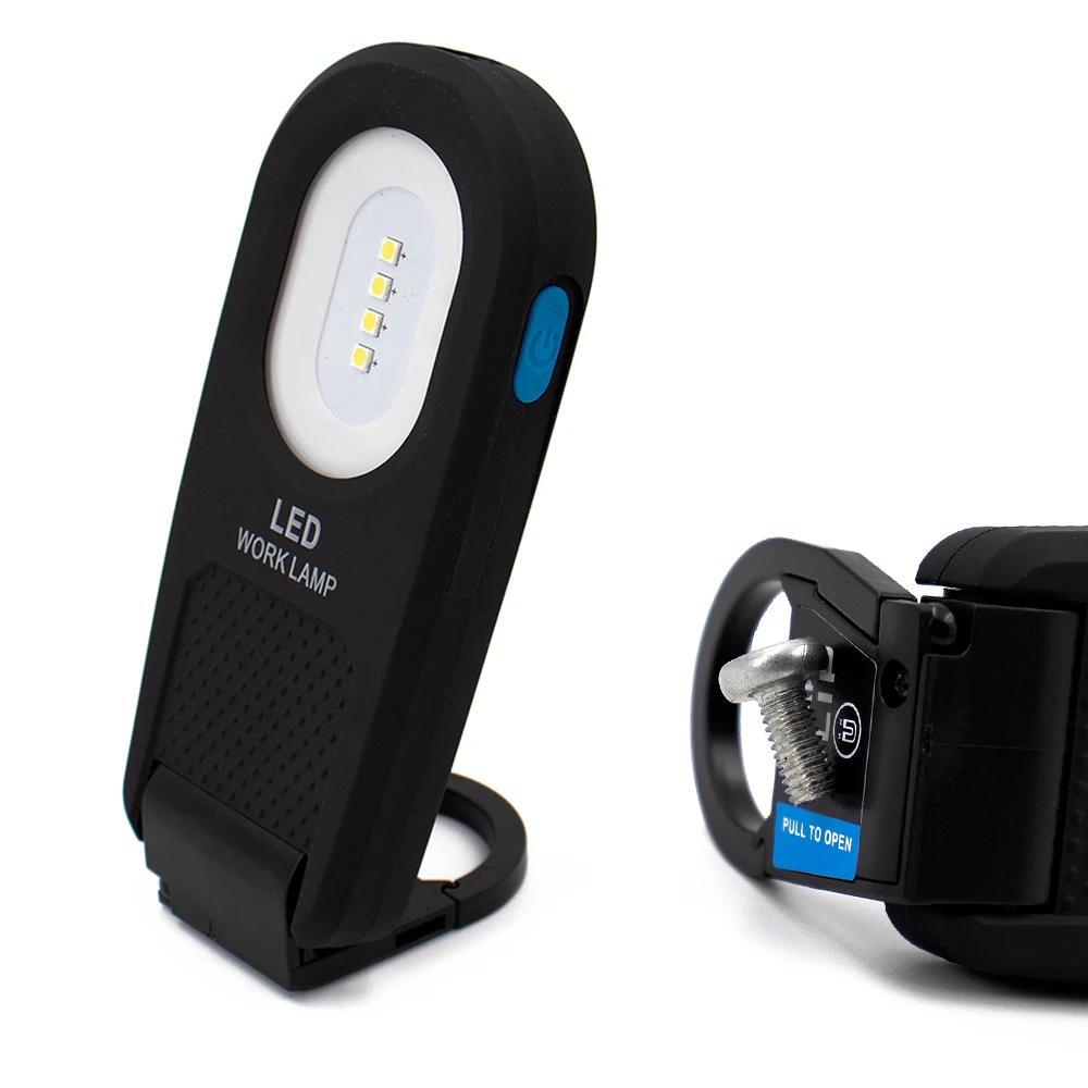Long time working led torch light with magnet Plastic rechargeable small led flashlight