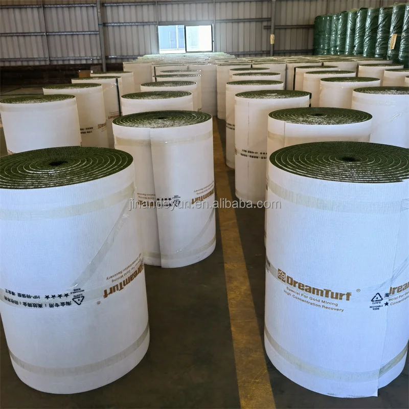 Dreamturf Turf Hog Sluice Matting River Gold rush artificial grass carpets alluvial gold mat for washing gold