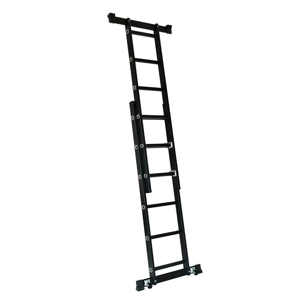 Certified Ladder Multi-use Mini Scaffold Portable 6 Step Ladder Rolling Metal Work Platform