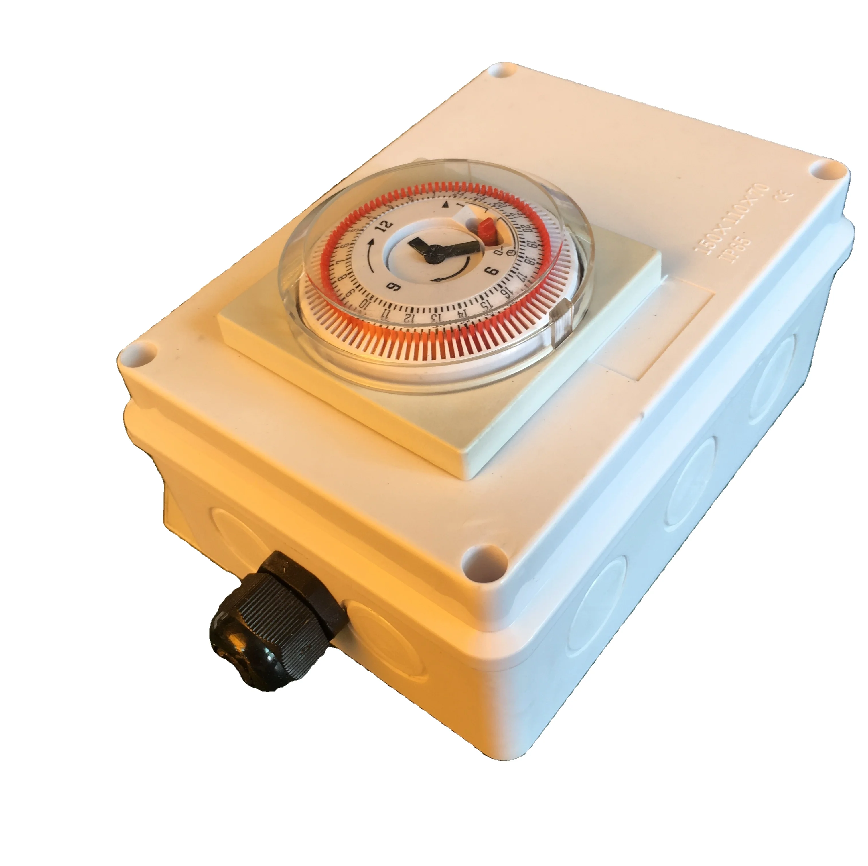 UK 4way 24h 240v релейный контактор, розетка с таймером для выращивания растений