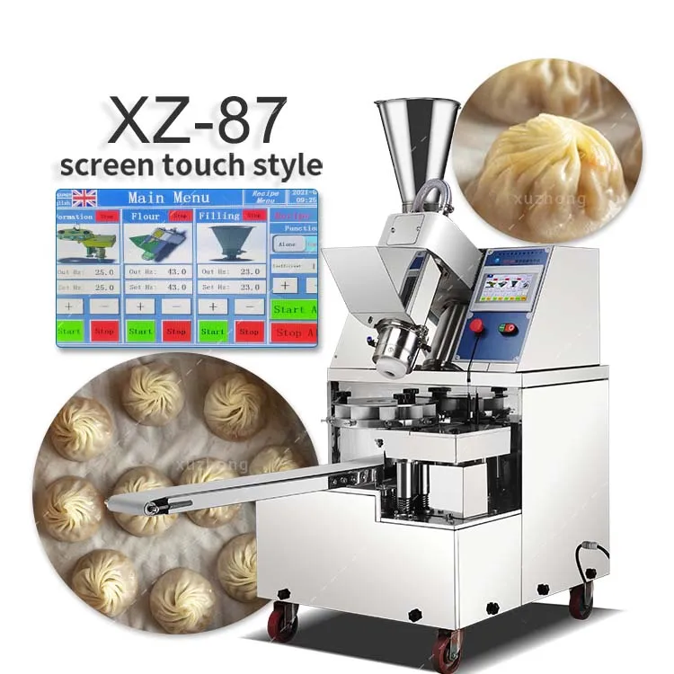 Commercial Steamed Bun Momo Making Machine Automatic Soup Dumpling Machine Nepal Momo Making Machine
