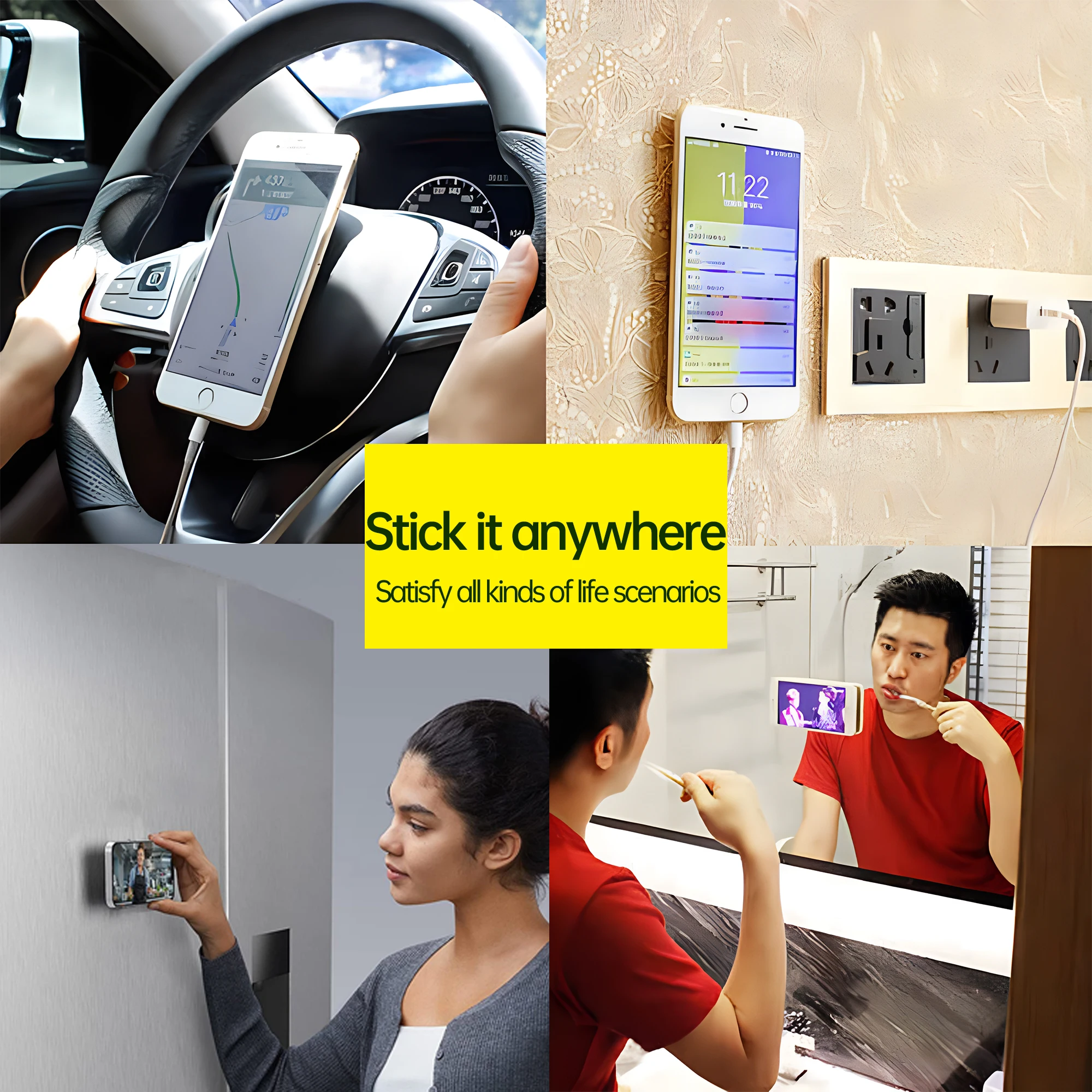 Mobile Phone Silicone Suction Cup Flat Suction Cup Universal Charger Suction Pad Fixed Pad