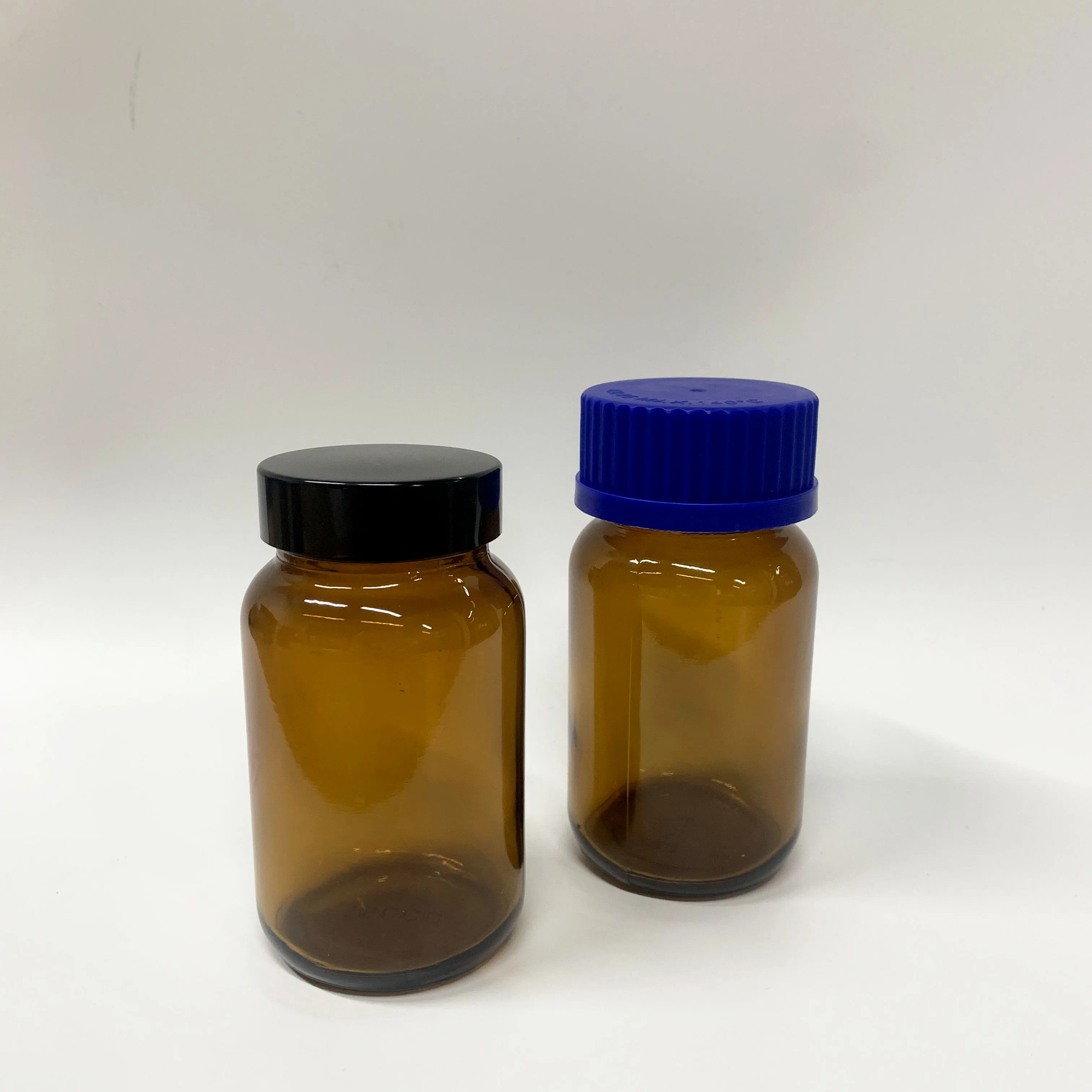 150ml 250ml 500ml high borosilicate amber color wholesale reagent chemical bottle with inner lid seal