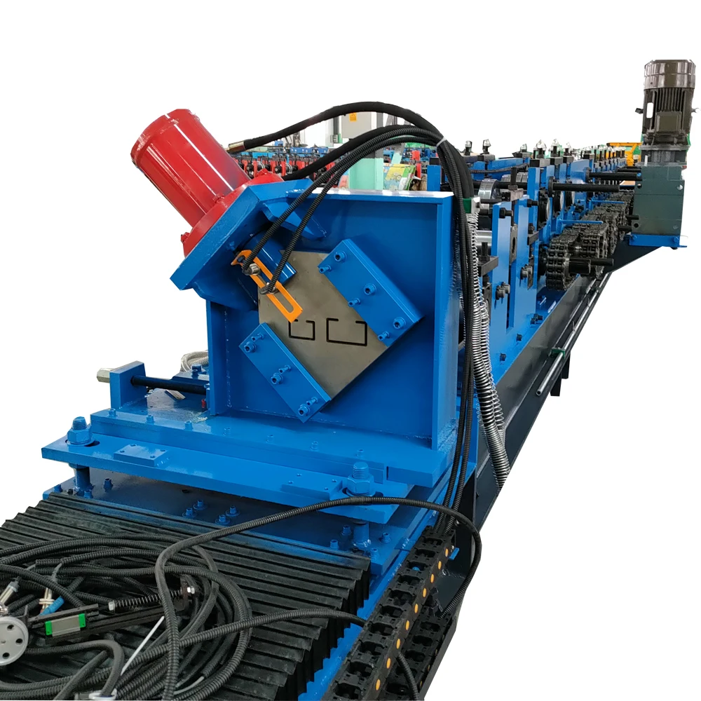 Metal C Purlin Channel Roll Forming Machine C Purlin Machine Steel Galvanize Machine