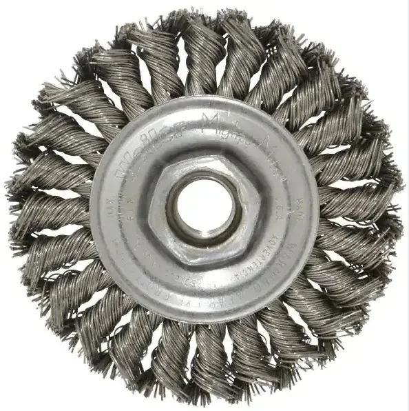 4-Inch x 5/8-Inch,11HP,Stringer Bead Stainless steel Wire Wheel