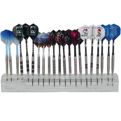Desktop Acrylic Dart Holder Display Stand Transparent Acrylic 21 Darts Display Stand Holder Station