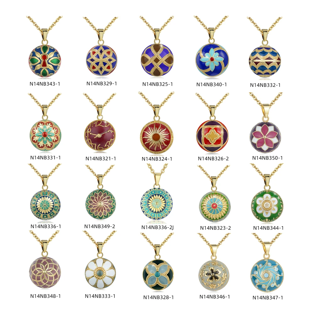 Merryshine Gift Colorful Harmony Ball Angel Chime Pregnancy Bola Pendant Necklace