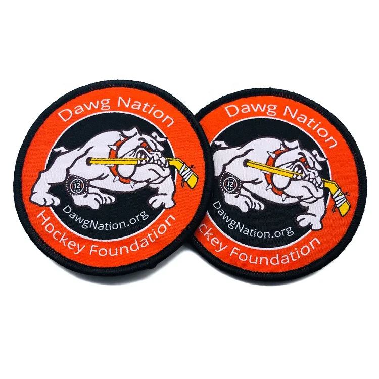 Оптовая продажа, индивидуальные нашивки из 100% полиэстера на военную куртку, логотип машины, Тканые спортивные тканевые нашивки и значки для плаща