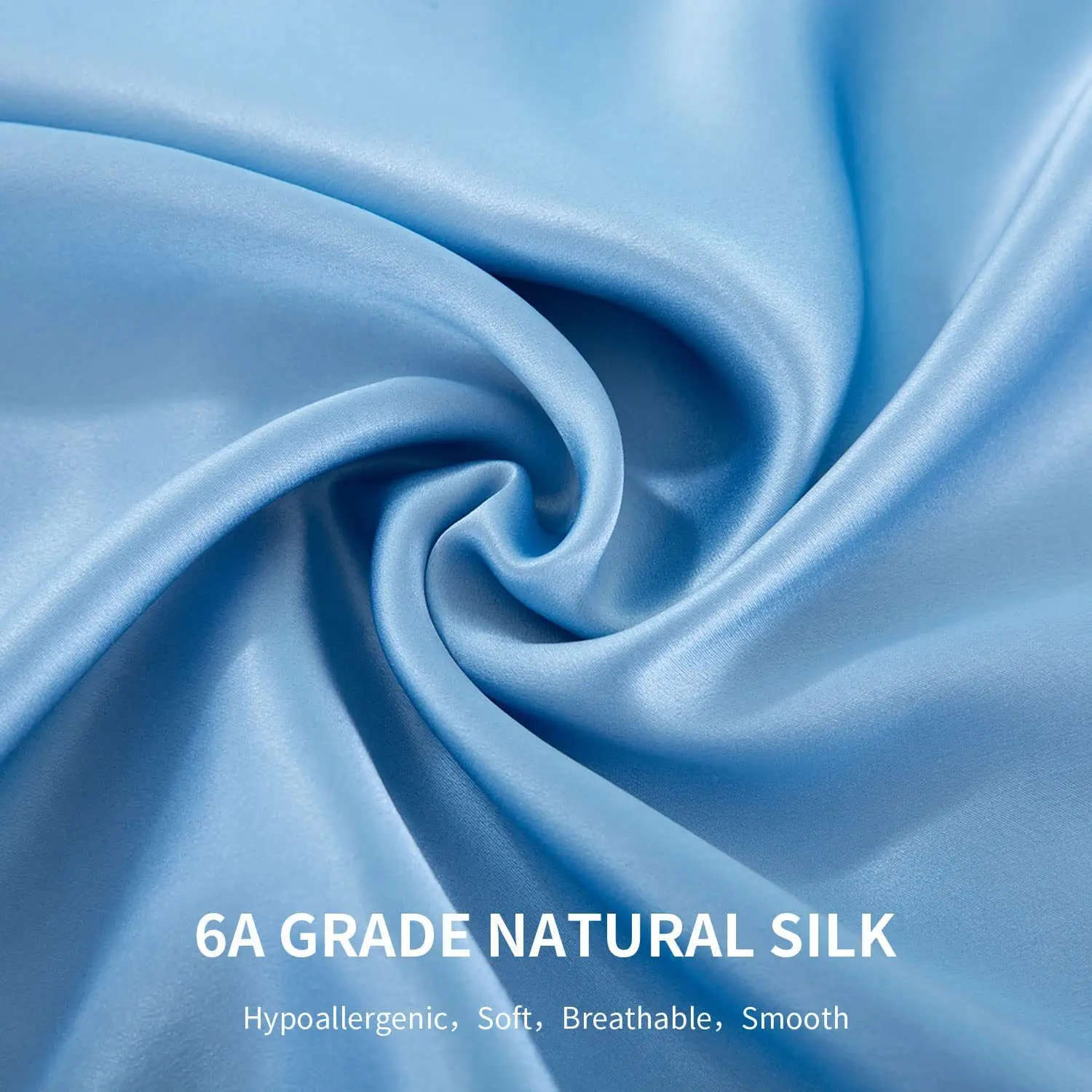 Hot Selling19 22 25 mm 6A 100% Mulberry Silk Flat  Bed Sheet/fitted sheet with 2 pillowcase