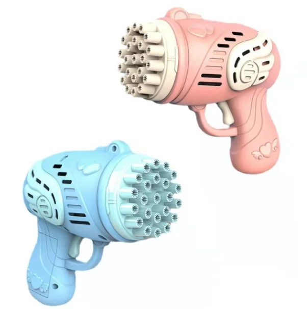Electric Bubble Machine Gun Toy New Design Automatic Electric 23 Hole Huge Amount Maker Cool Soap Bubble Machine