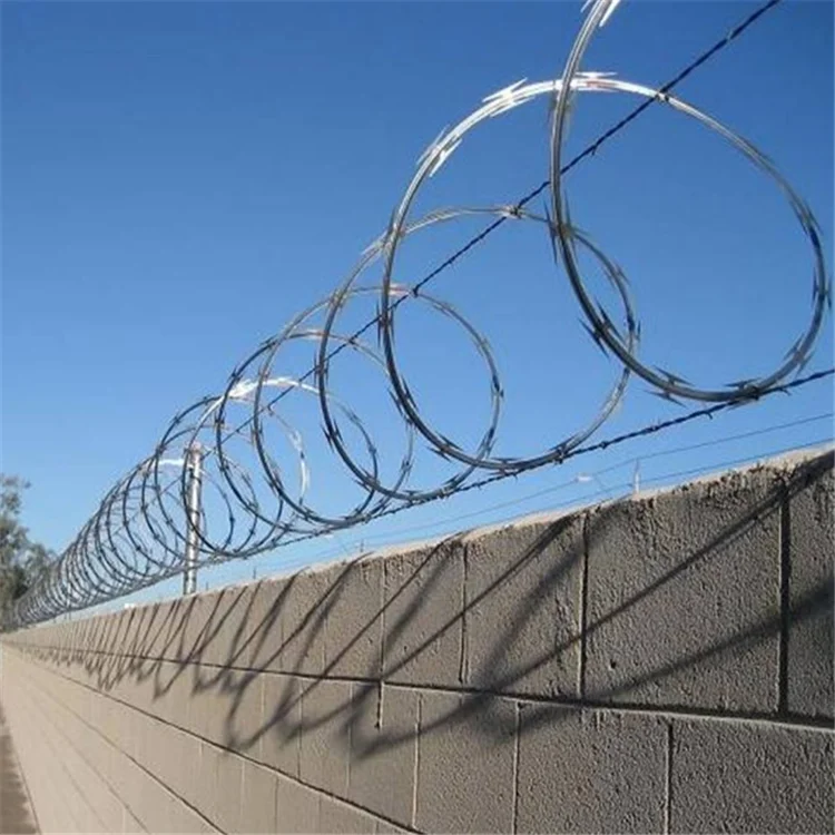 Low price galvanized security  concertina protective Razor Wire