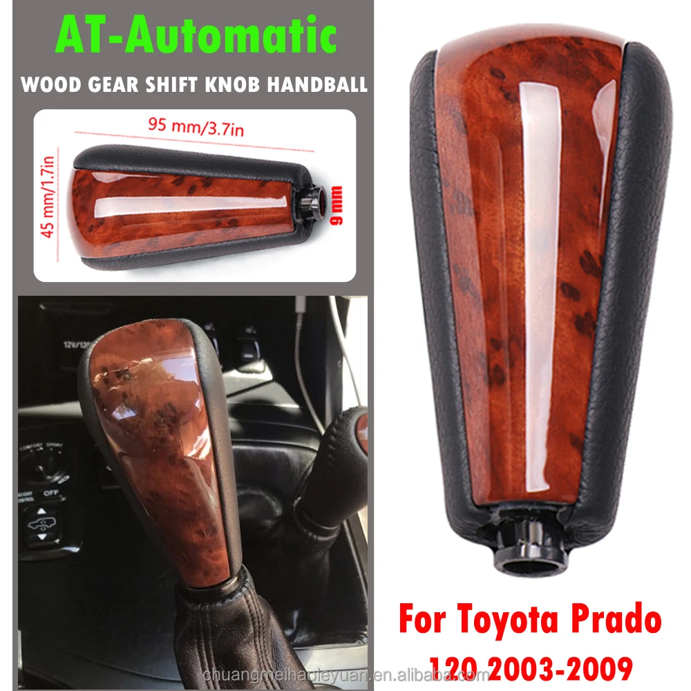 Fit For Toyota Prado LC120 2003-2009 5 Speed Gear Shift Knob Transmission+Transfer gear shift