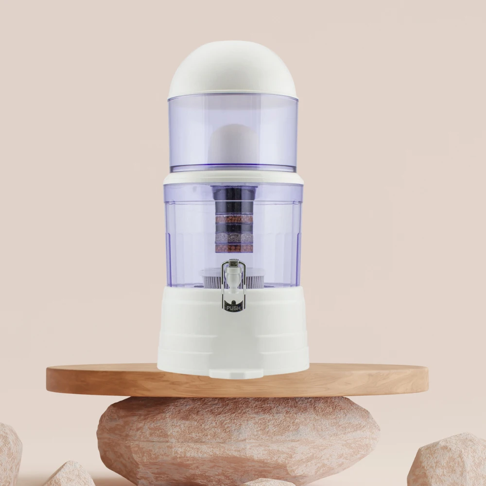 Domestic Luxury mini mineral water production plant machine 16liters Mineral Pot Water Dispensers OEM