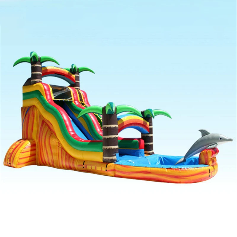 Hot Sale Commercial Inflatable Slide Bouncer Water Pool Slide For Kids And Adults
