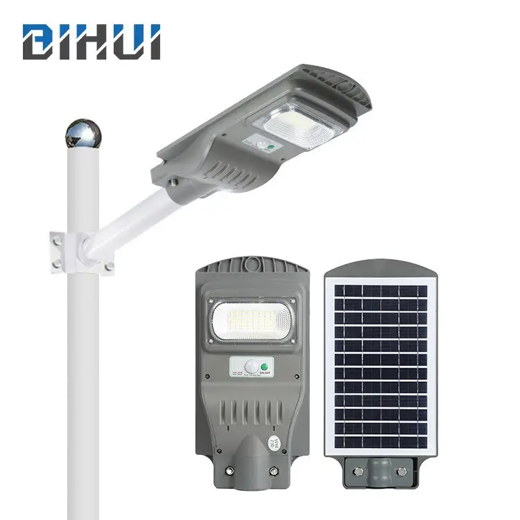 Ip65 waterproof Outdoor 20w 40w 90w 60w 120w All In One Integrated Led Solar Street Lamp