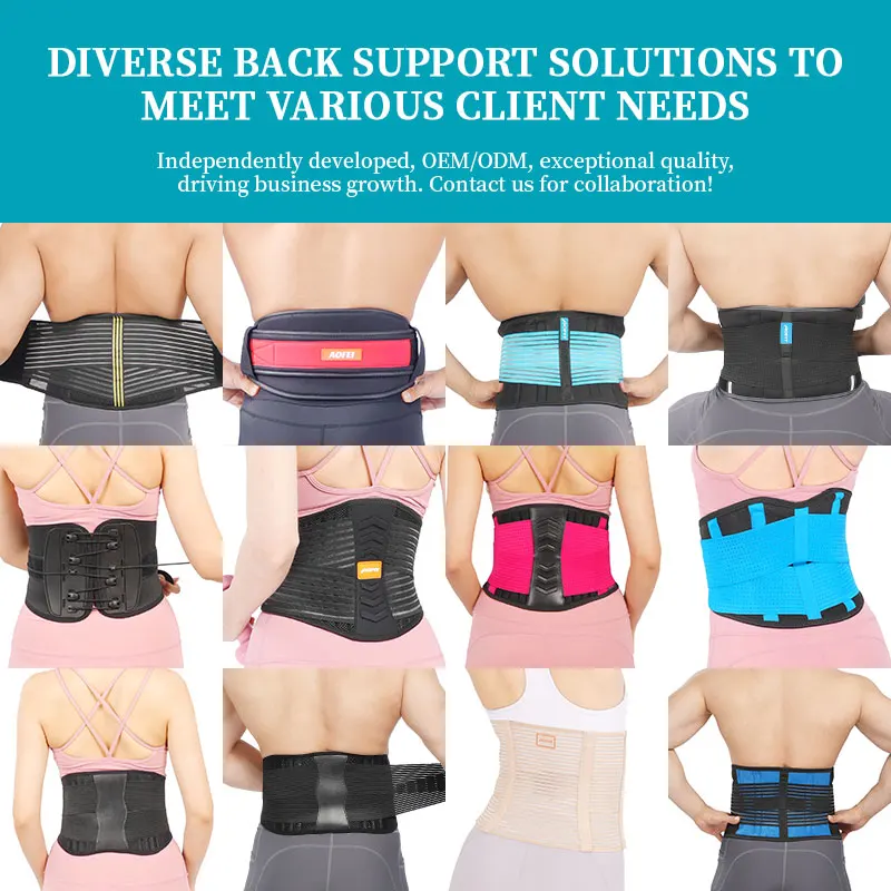 Custom Lower Back Pain Sciatica Scoliosis Relief Medical Lumbar Support Adjustable Waist Belt Orhtopedic Low Back Brace