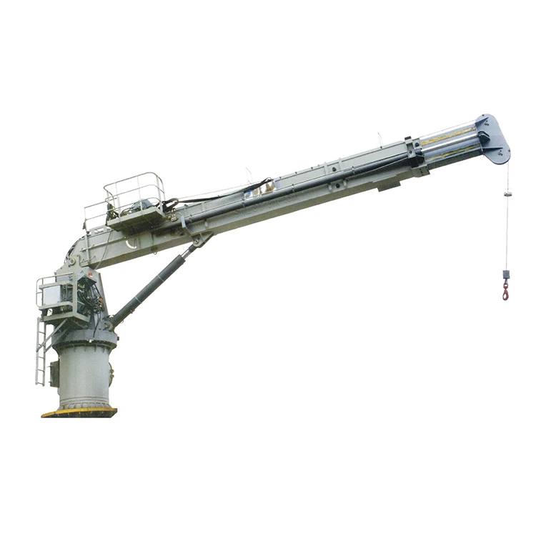 Hydraulic Boom Marine Pedestal Deck Ship Crane for Sale