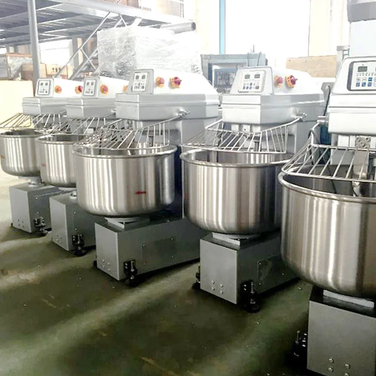 Commercial Bakery Bread Making Machine stainless 50 kg 15 kg 20 qt Dough Kneader Flour Spiral bakery and pastry Dough Mixer