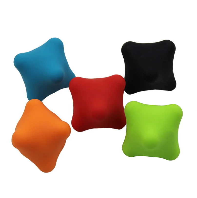 11551 силиконовый мяч для восстановления мышц ладони, шестиугольный Массажный мяч для тренировки реакции