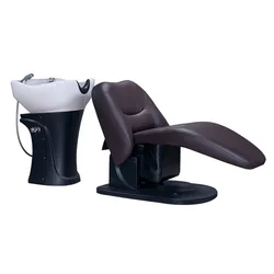 Hair salon electric adjustable shampoo chair,barber washing chair salon
