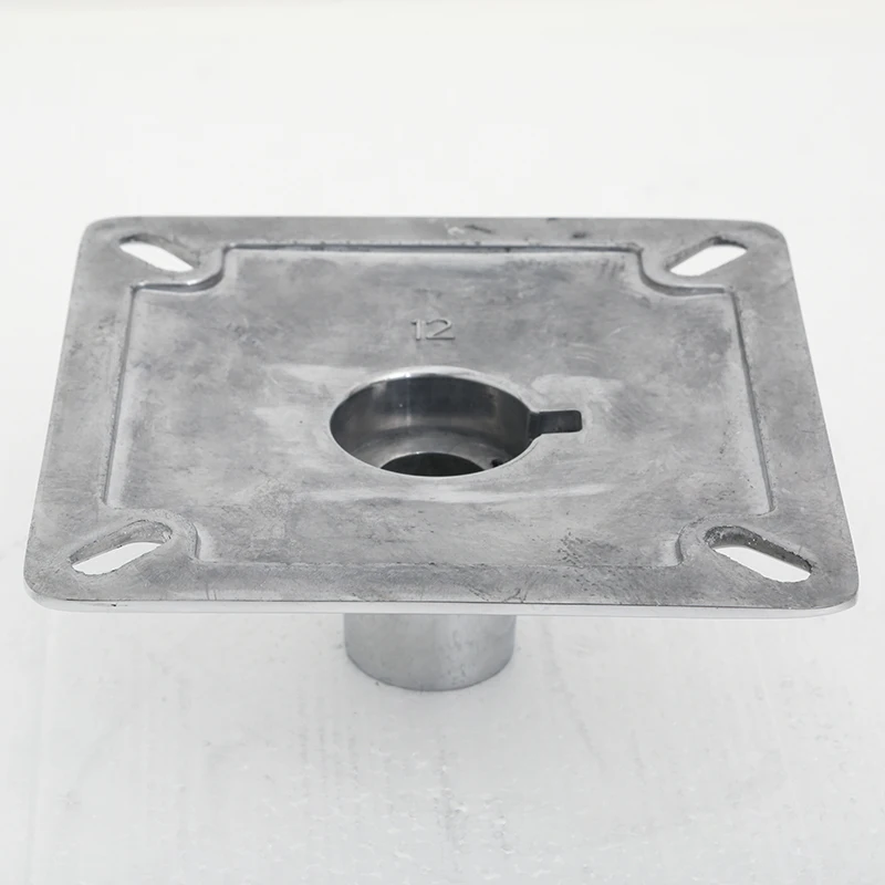 Foshan Furniture Adjustable Height Polished Metal Fitting Aluminum Alloy Swivel Office Chair Mechanisms Parts