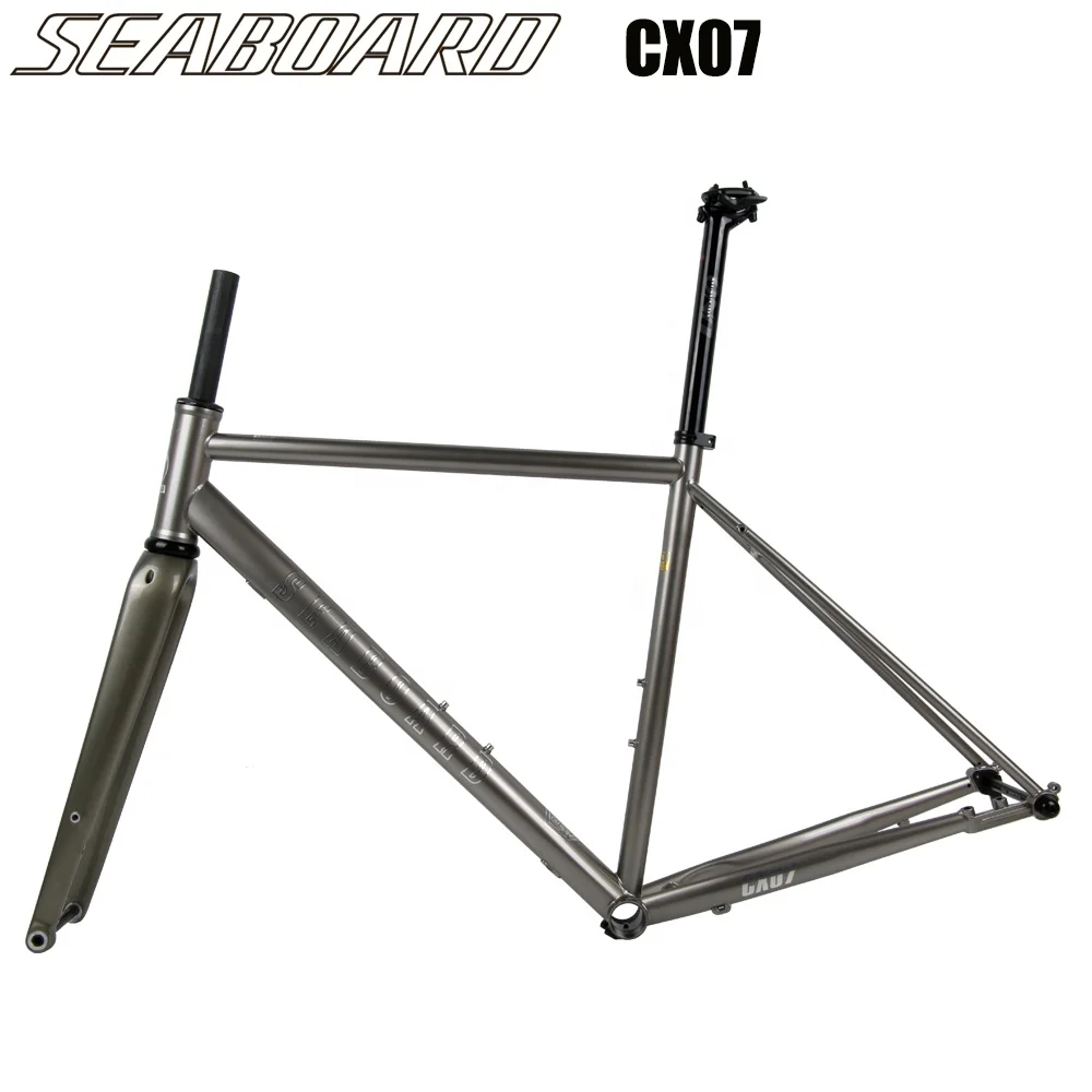 56cm Size High Quality Fast Delivery Steel Gravel Bike Frame 700C Wheelset 40MM Light Weight Bicycle Frame Gravel