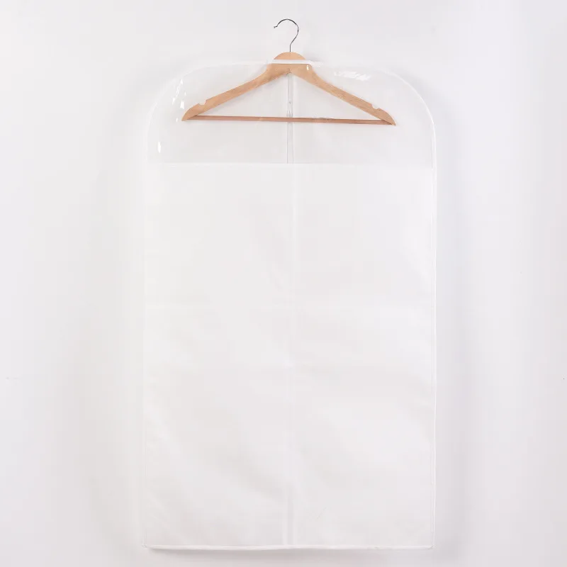 Custom Logo Clothes Personalised Wholesale Transparent Garment Cover Suit Bag