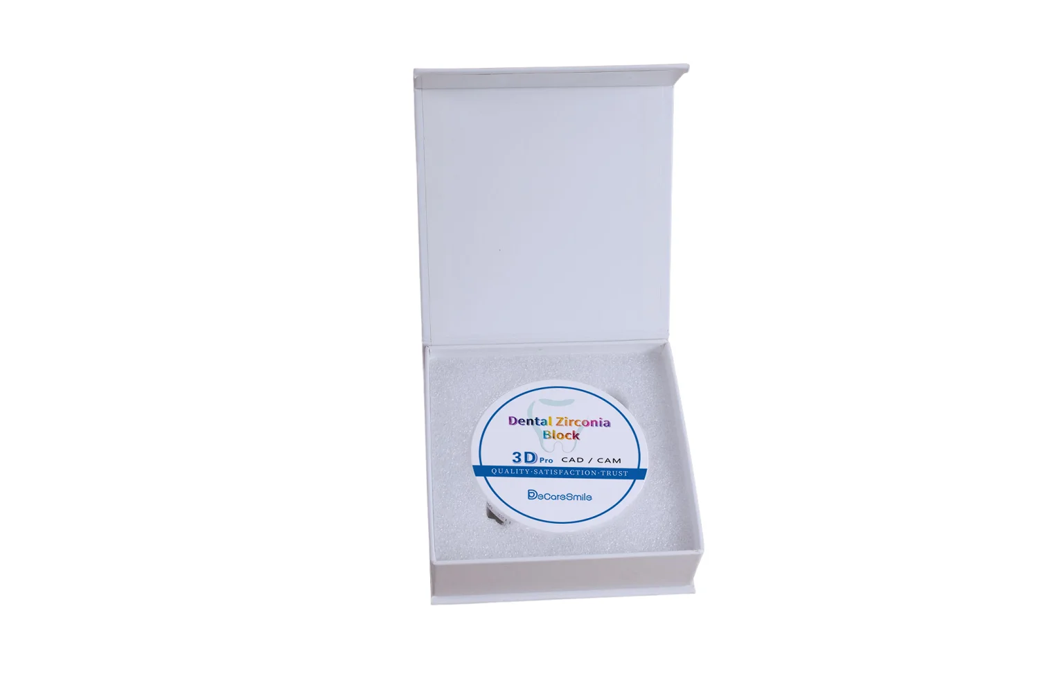 Zirconia Dental Blocks Disc CAD CAM Lab Implant Zirconium for Porcelain False Teeth Machinery Ce Orthodontic Materials Colorful