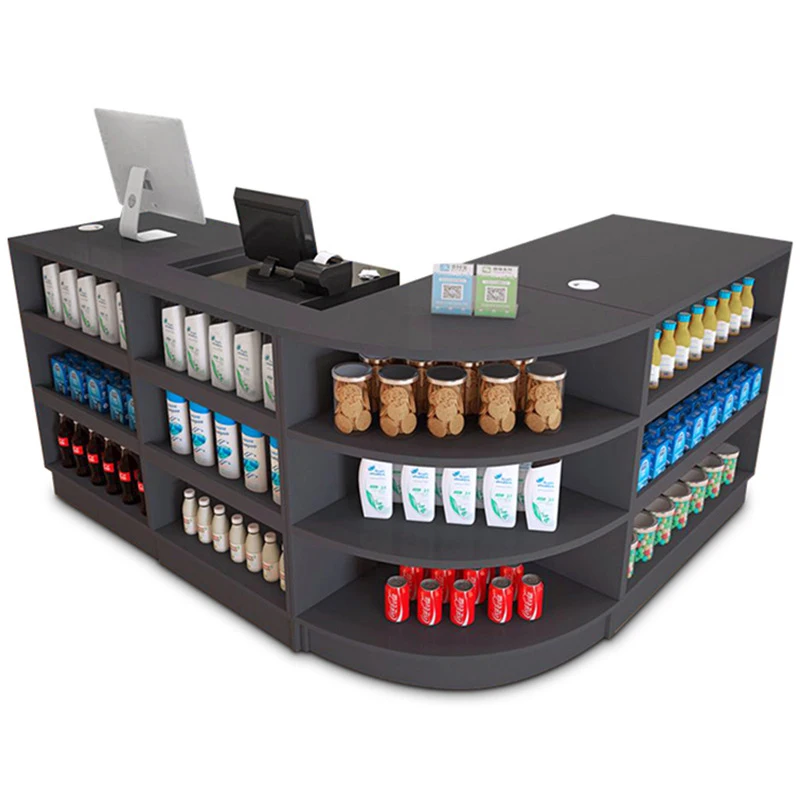 2021 new hot product simple style retail counter desk checkout counter cashier