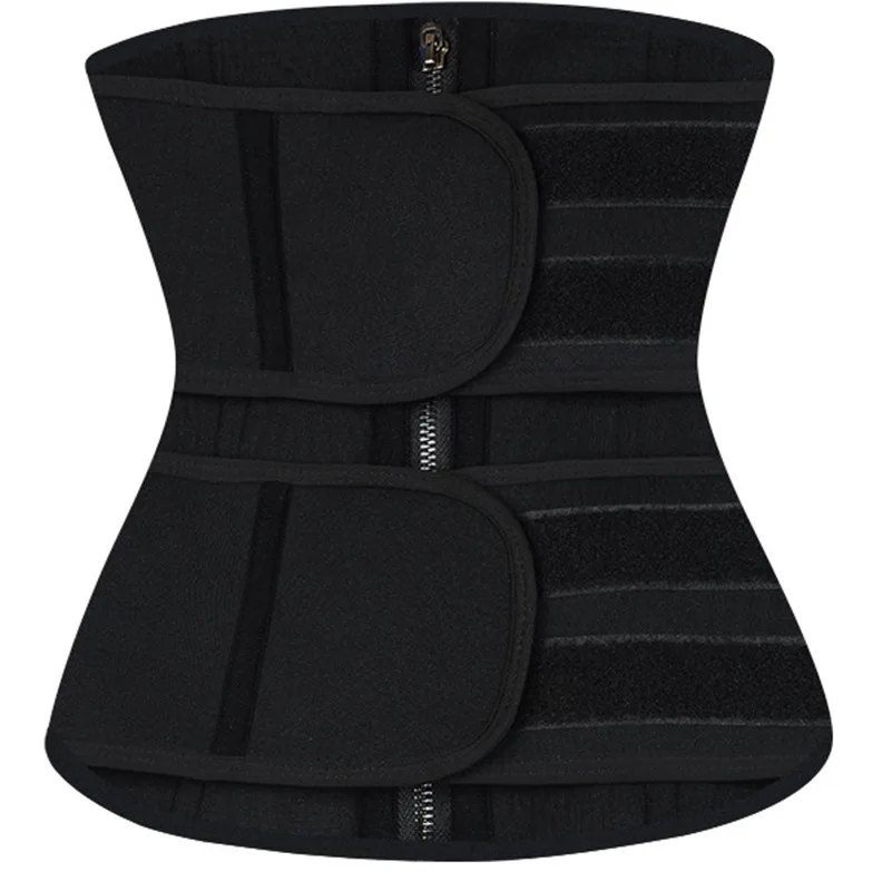 
New breasted body dress court tunic zipper closure belt belt reduced abdomen plastic belt 