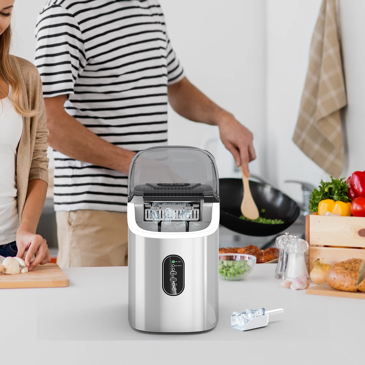 Factory newest high efficiency 15kg/day portable good price Ice Maker