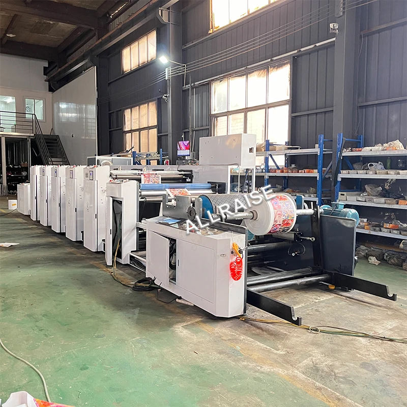 УФ-сервопривод Flexo 5 цветов 1180 мм рулон в многоцветный флексографический принтер бумажный стаканчик машина для флексографической печати