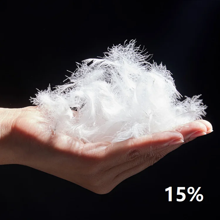  Оптовая продажа Oko-tex100 бизнес инициатива социального соответствия наивысший стандарт 5% ~ 95% белый пуховик на утином