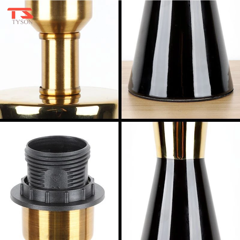 Post Lighting Luxury Decorated Iron Modern Table Lamp For