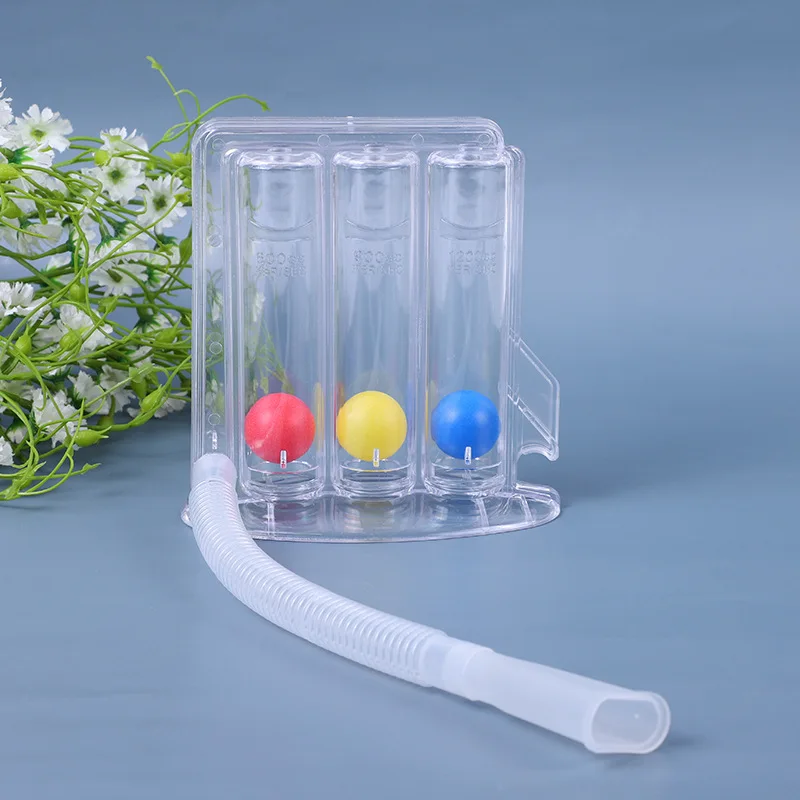 
Cheeapest Medical 3 Balls Spirometer ( Breathing Trainer )600ml/900ml/ 1200ml/lung exerciser 