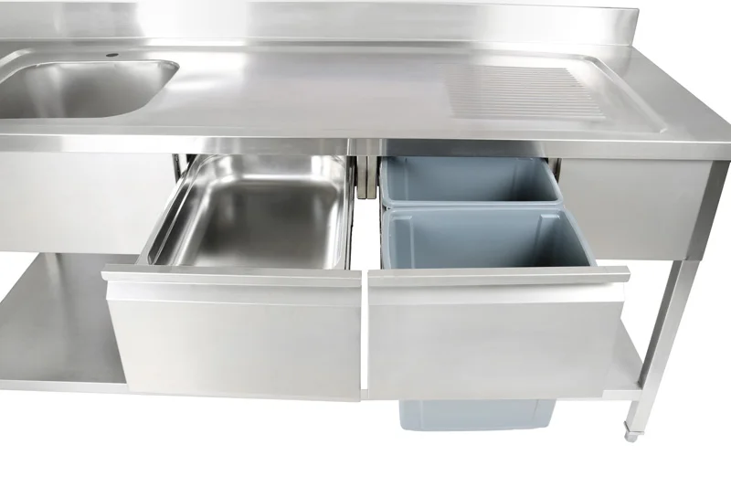 Рабочий стол из нержавеющей стали, полка, стеллаж для хранения и многое другое, кухонная мебель для ресторана