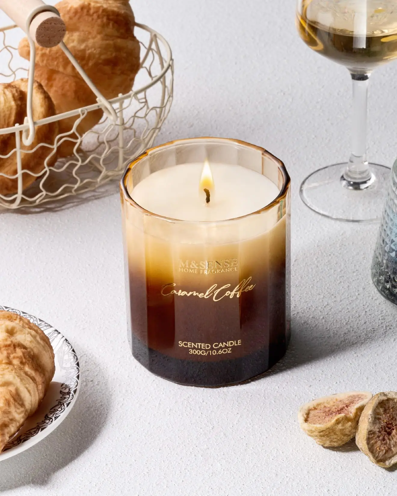 Wanhua Natural Soy Long Lasting Slow Burning Candle 10.6oz 60 Hours Burn Scented candles