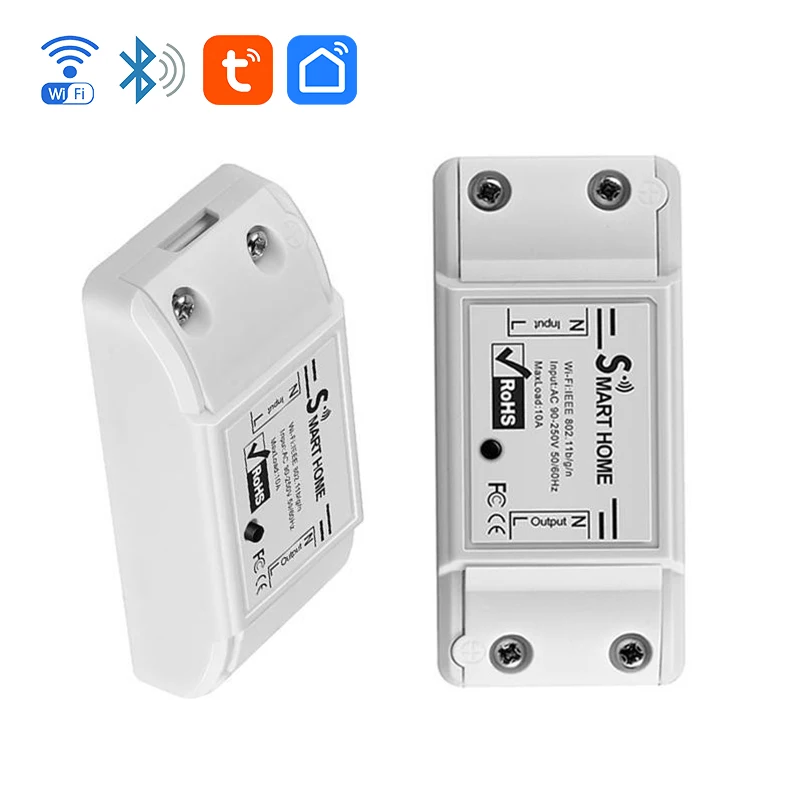 Smart BSD16 Universal switch tuya wifi mesh with energy monitor 10a can firmware custom base on esp series smart wifi breaker