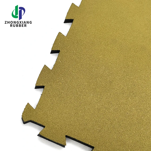 
Synthetic EPDM SBR granulated Interlocking outdoor playground rubber tiles flooring 
