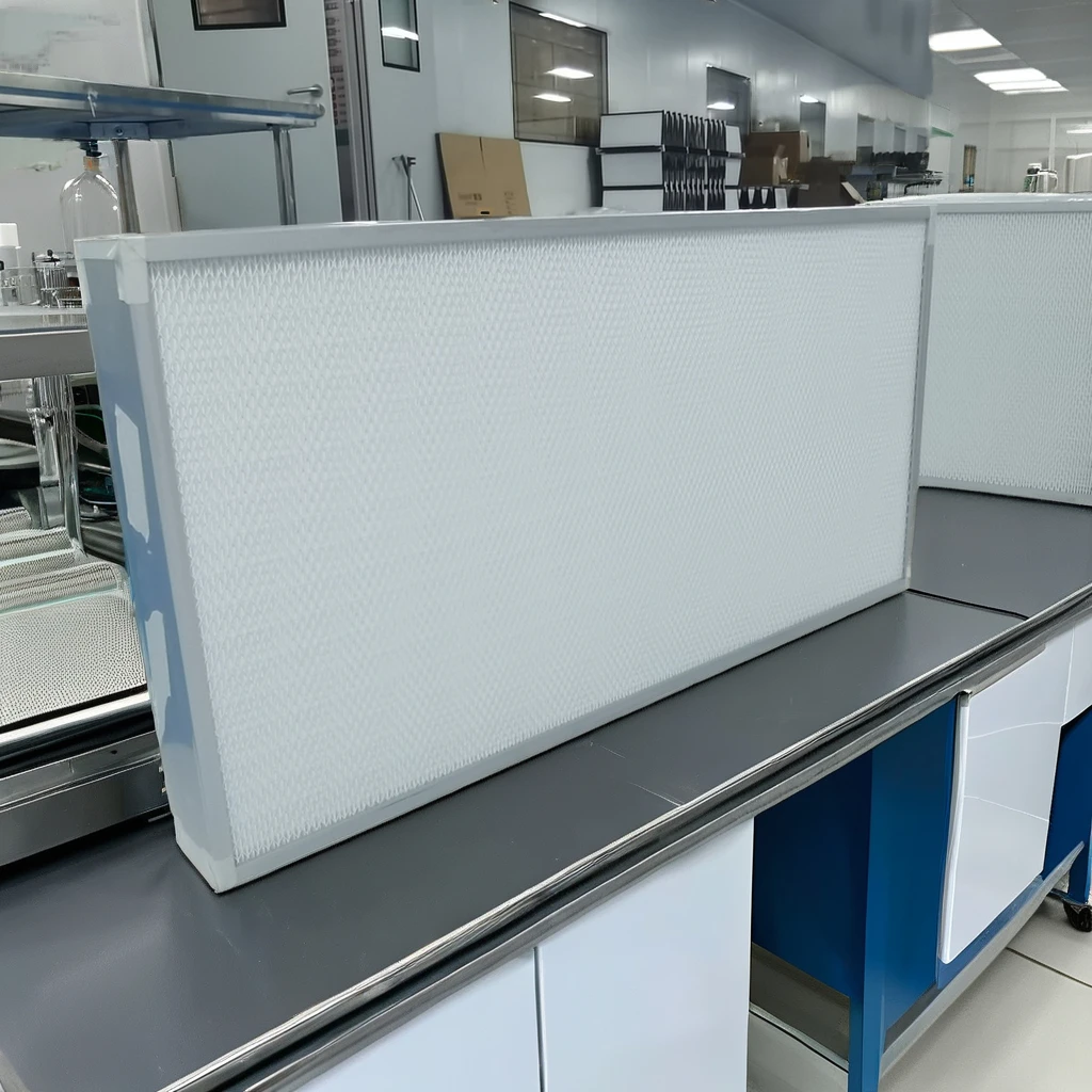 High Quality Customizable Aluminum H13 H14 HEPA Filter from China 99.99% Efficiency 0.3micron HEPA Filter  Net protection model